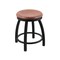 Holland Bar Stool Co 18" Swivel Vanity Stool, Black Wrinkle, Med Oak Seat 80218BWMedOak - alternate 1